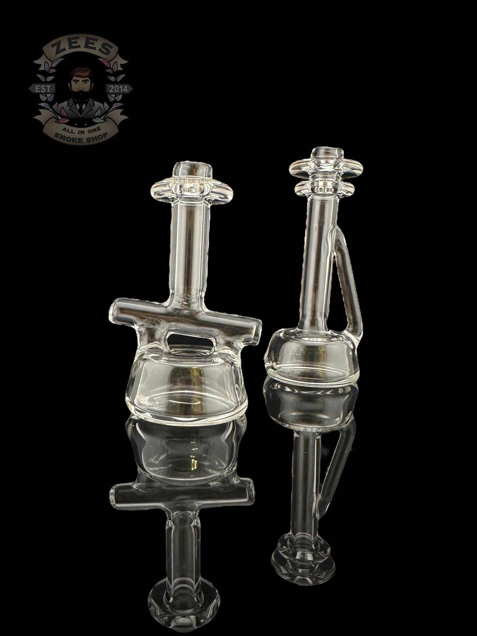 PADD GLASS: DRY-DOUBLE PUFFCO PEAK ATTACHMENT