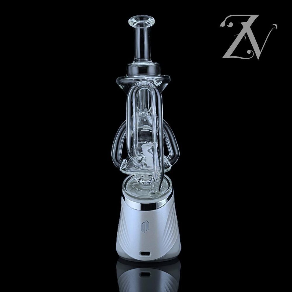 IRIDESCENT GLASS: SUPERIOR 2X2 RECYCLER PUFFCO PEAK ATTACHMENT - Image 7