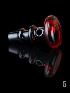#5 - RED POMP X JET BLACK