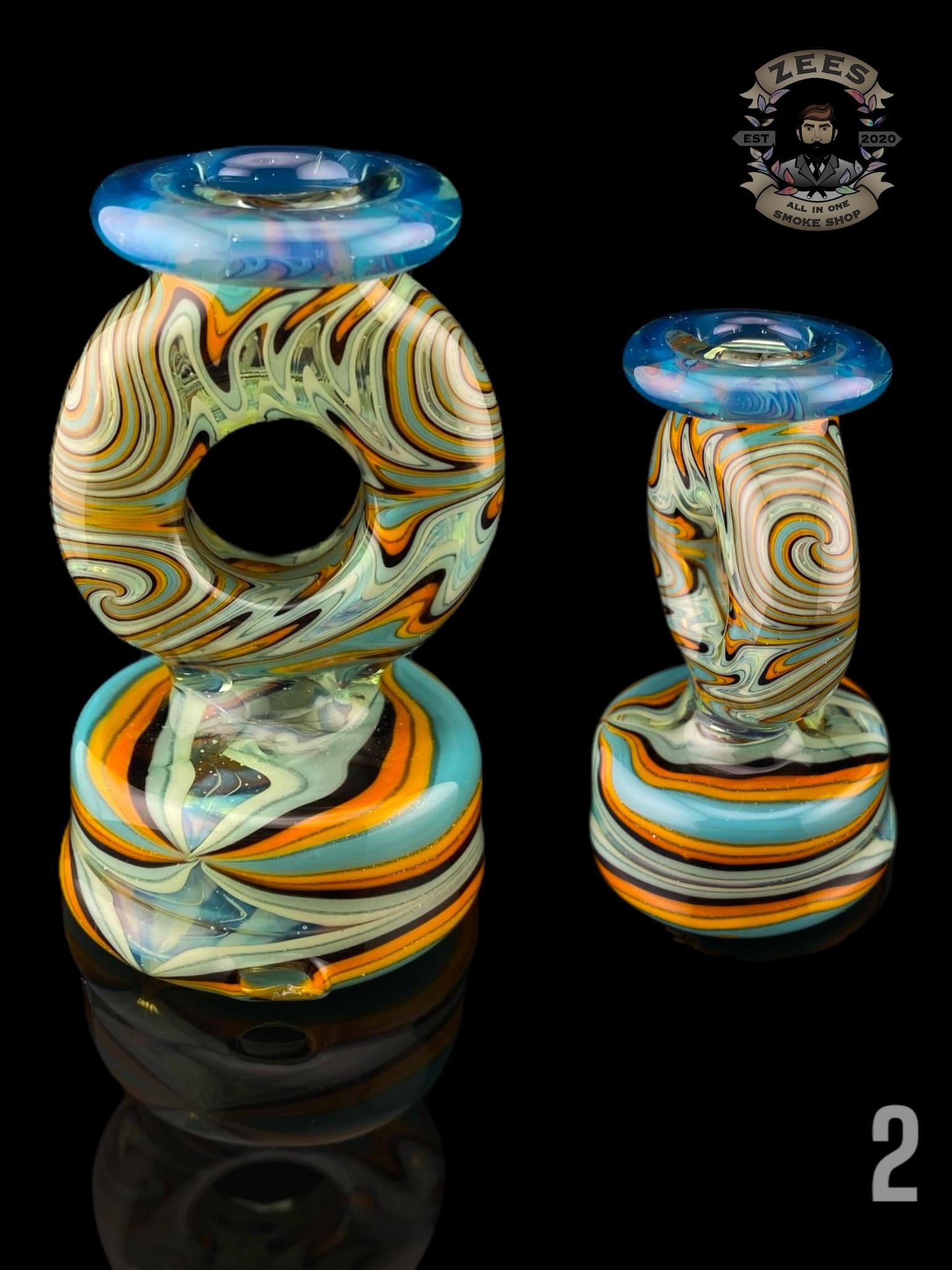 CALL YOUR FAM GLASS: WORKED DRY TOP PUFFCO PEAK ATTACHMENT (420) - Image 3