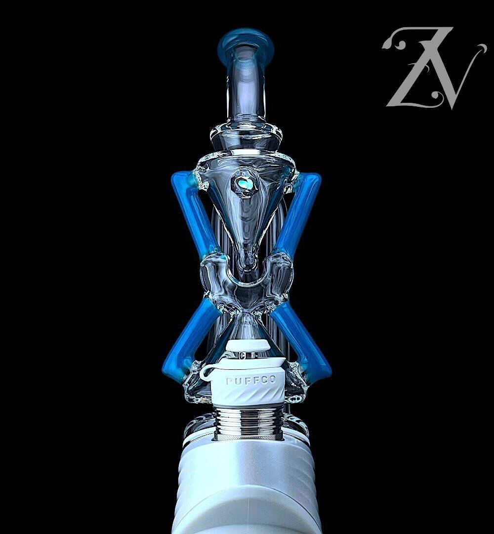 Alternative view of IRIDESCENT GLASS: SUPERIOR ECO XCR PUFFCO PEAK ATTACHMENT