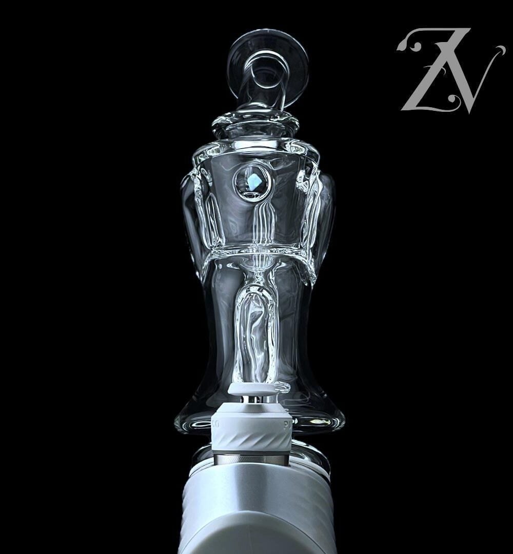 IRIDESCENT GLASS: SUPERIOR GILCYCLER PUFFCO PEAK ATTACHMENT - CLEAR SUPERIOR GILCYCLER
