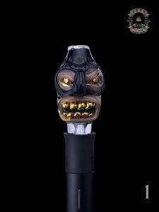#1 JET BLACK SKI MASK