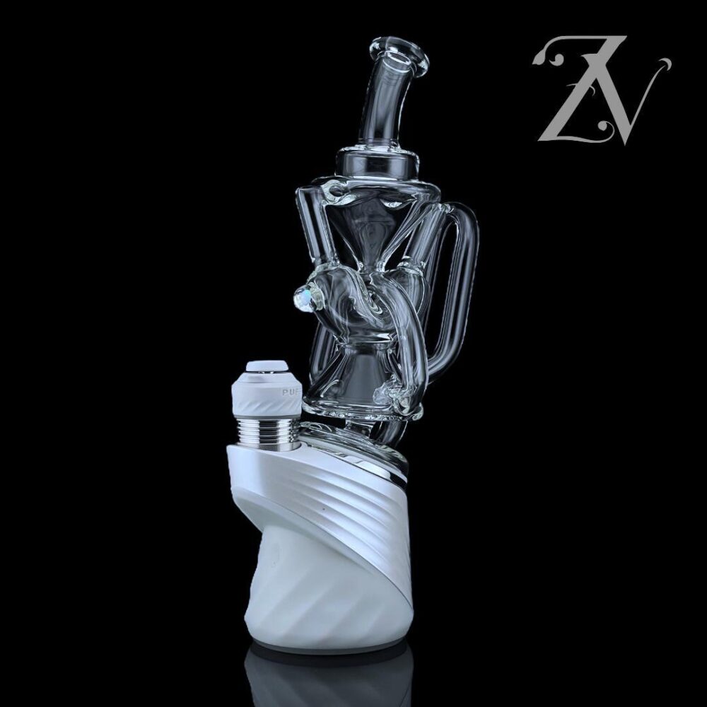 IRIDESCENT GLASS: SUPERIOR 2X2 RECYCLER PUFFCO PEAK ATTACHMENT - Image 5