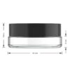7ML EMPTY JAR WITH BLACK LID - Image 2