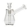 ROOTS GLASS: 4.5" WARPED BUBBLER