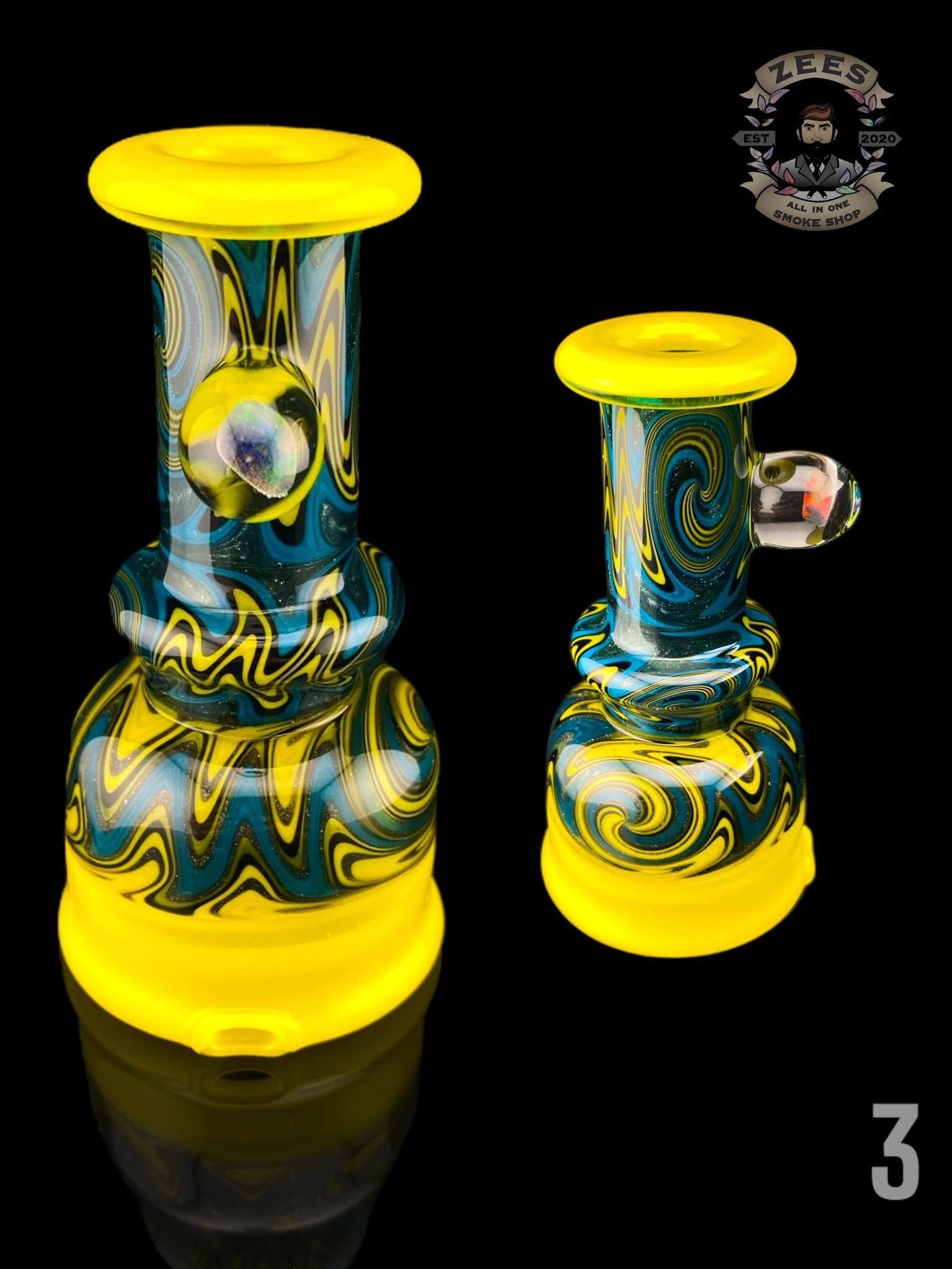 CALL YOUR FAM GLASS: WORKED DRY TOP PUFFCO PEAK ATTACHMENT (420) - Image 4