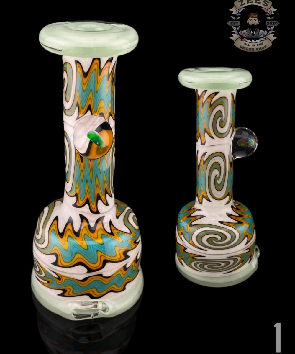 Alternative view of CALL YOUR FAM GLASS: WORKED DRY TOP PUFFCO PEAK ATTACHMENT (420)