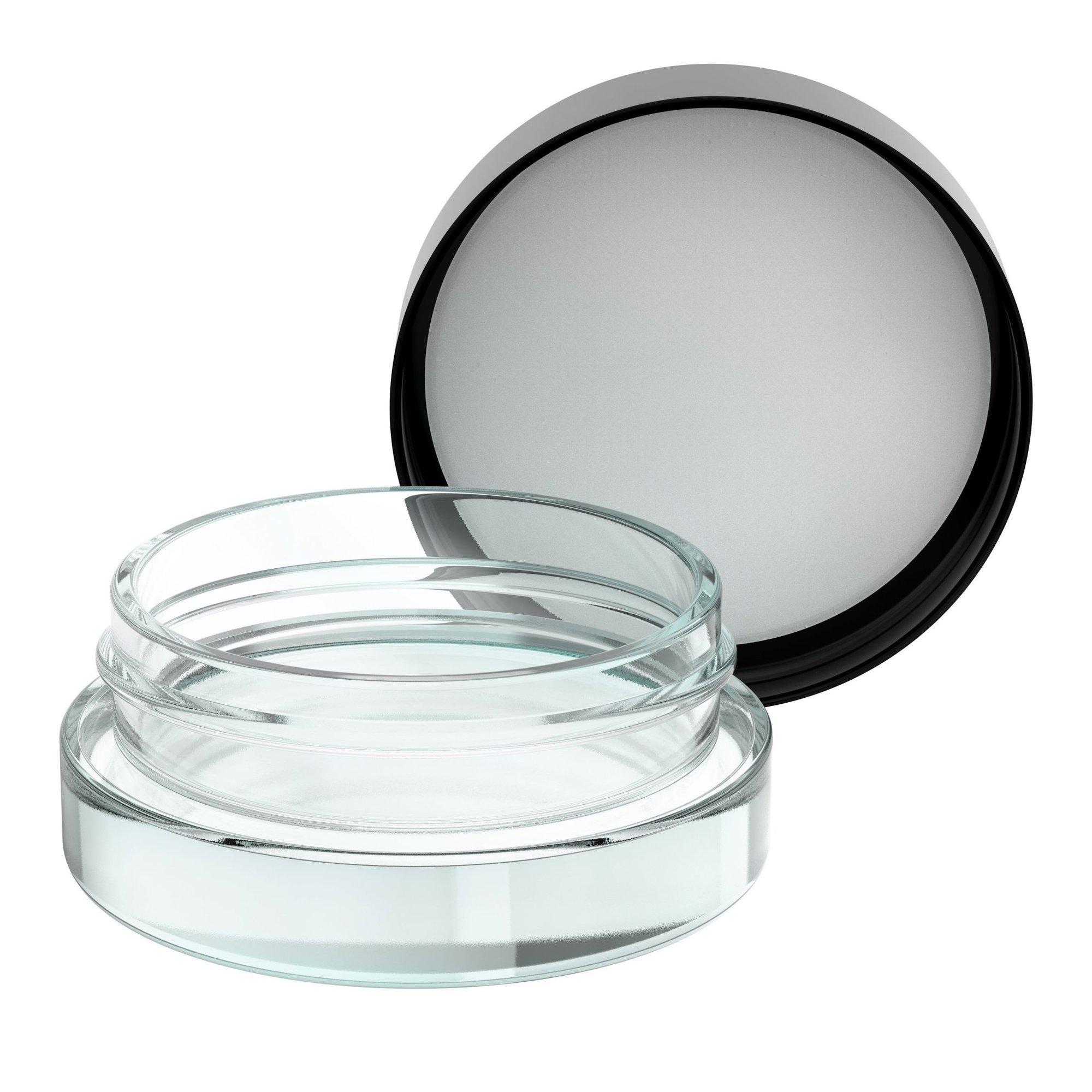 7ML EMPTY JAR WITH BLACK LID