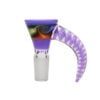 ROOTS GLASS: 14MM WIG WAG 4 HOLE HORN BOWL/FLOWER SLIDE - Image 3