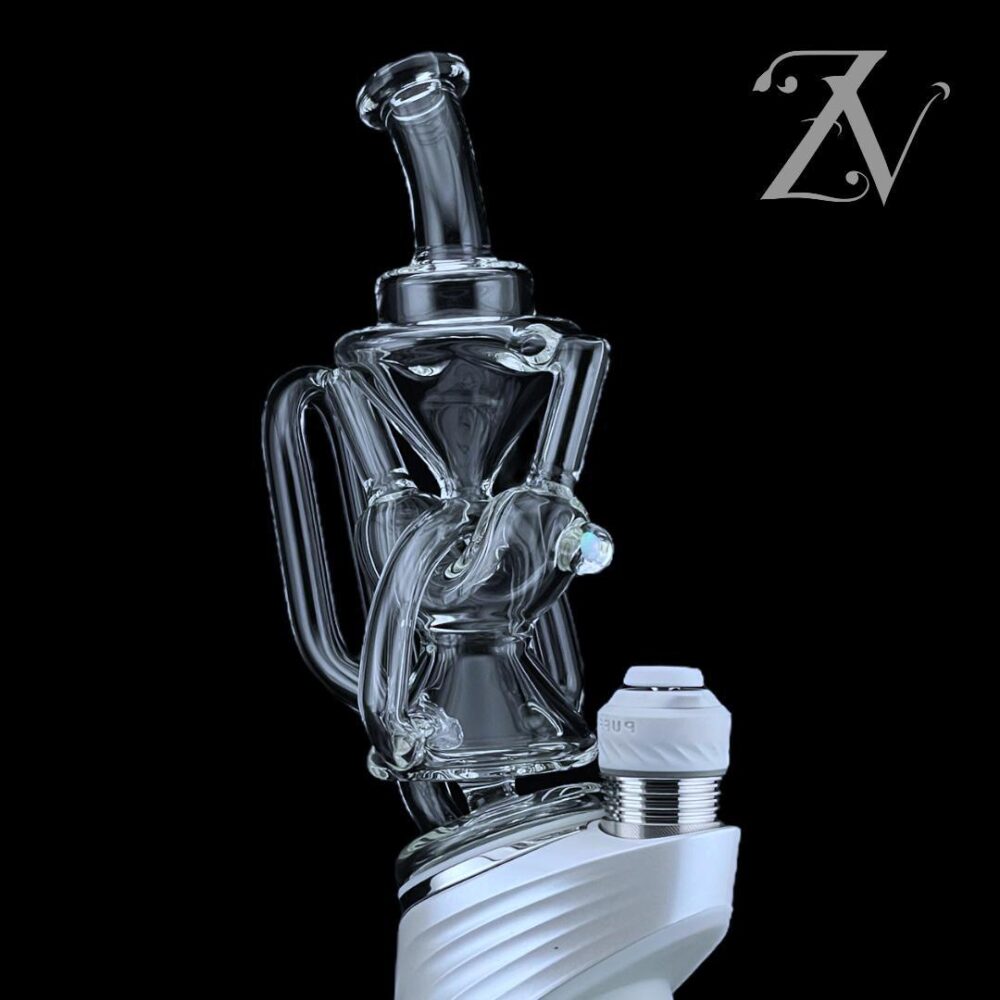 IRIDESCENT GLASS: SUPERIOR 2X2 RECYCLER PUFFCO PEAK ATTACHMENT - Image 2