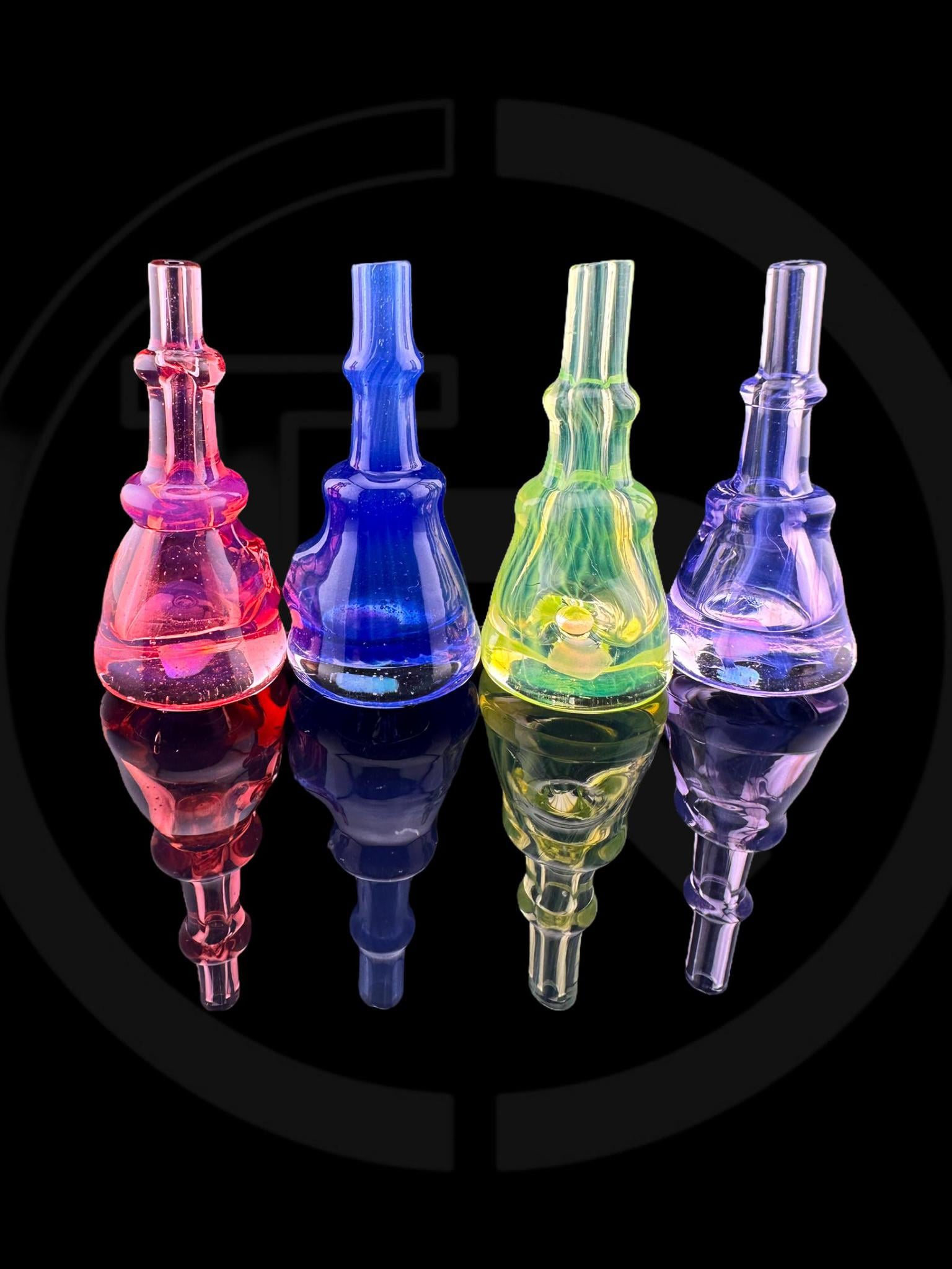 IRIDESCENT GLASS: FLAT OPAL 2.0 PUFFCO PEAK PRO 3DXL JOYSTICK CAP