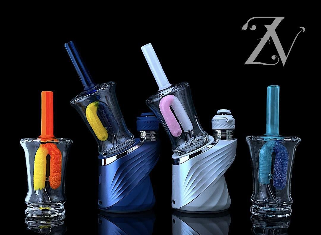 EMPERIAL GLASS: BOTTLE PUFFCO PEAK ATTACHMENT