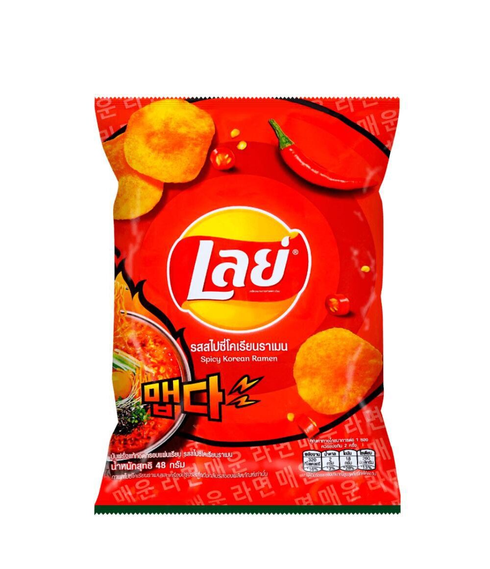 LAY'S: SPICY KOREAN RAMEN (CHINA)