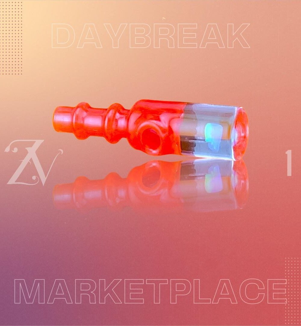 IRIDESCENT GLASS: TOP OPAL DAYBREAK MARKETPLACE PUFFCO PEAK PRO 3DXL JOYSTICK CAP
