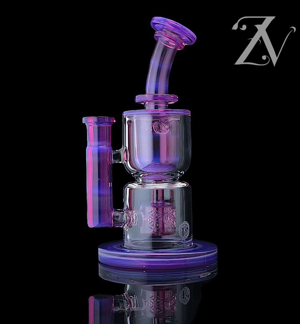 FATBOY GLASS: COLORED HOURGLASS TAURUS FULL SIZE ROYAL JELLY **2NDS**