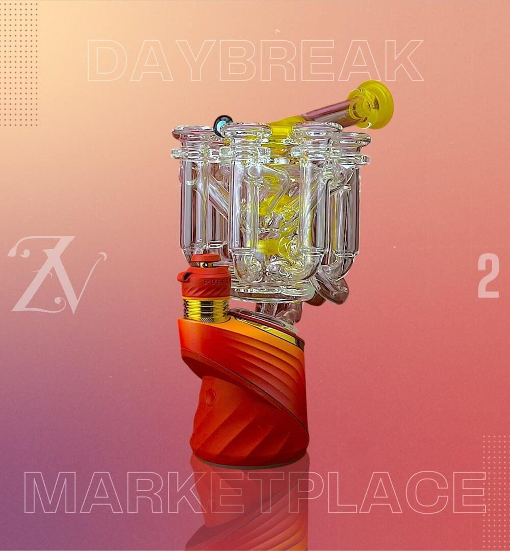 Alternative view of KYRU GLASS: DAYBREAK MARKETPLACE R6 PUFFCO PEAK ATTACHMENT