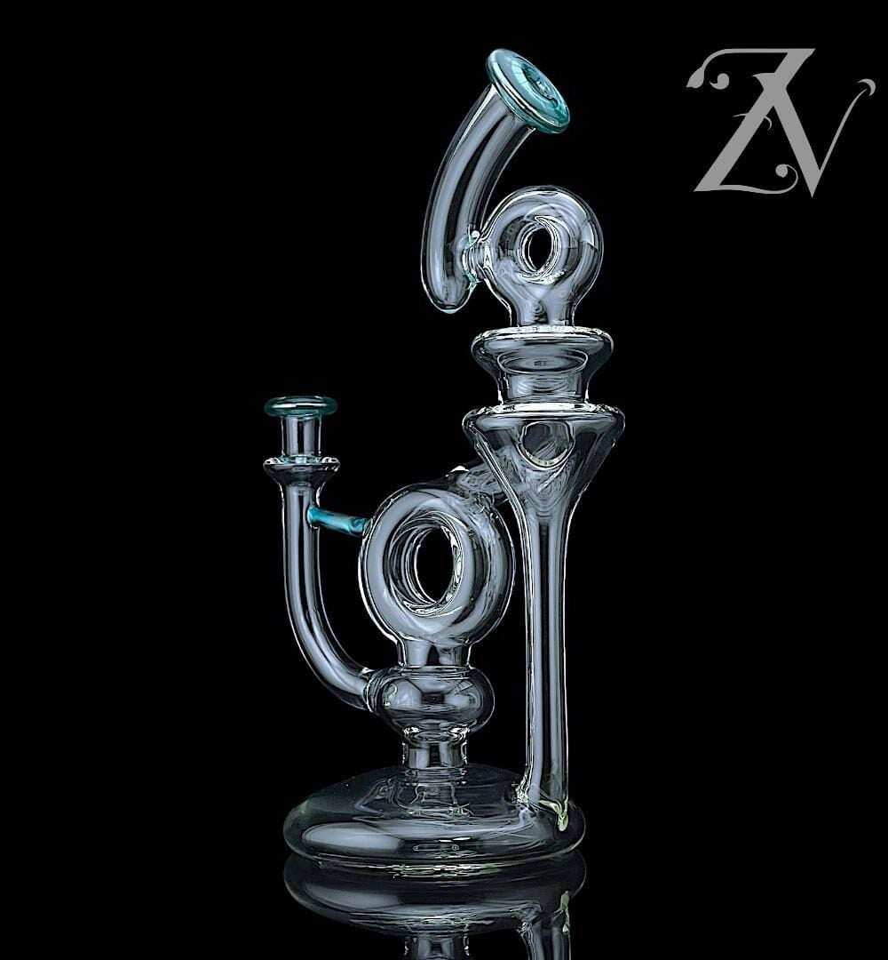 OTW GLASS: DWR (DONUT WHIPPED RECYCLER) AQUA X ELECTRUM