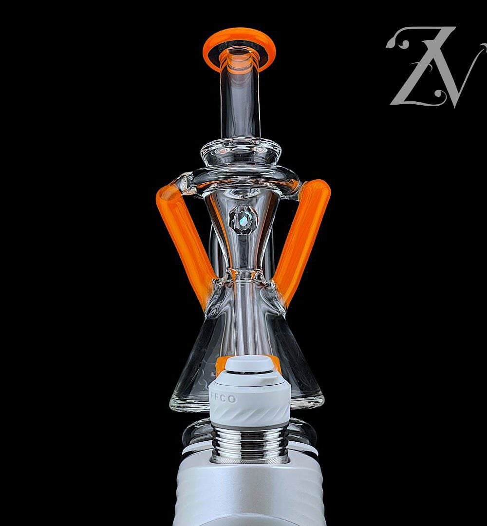 IRIDESCENT GLASS: SUPERIOR ECO DUALCYCLER PUFFCO PEAK ATTACHMENT