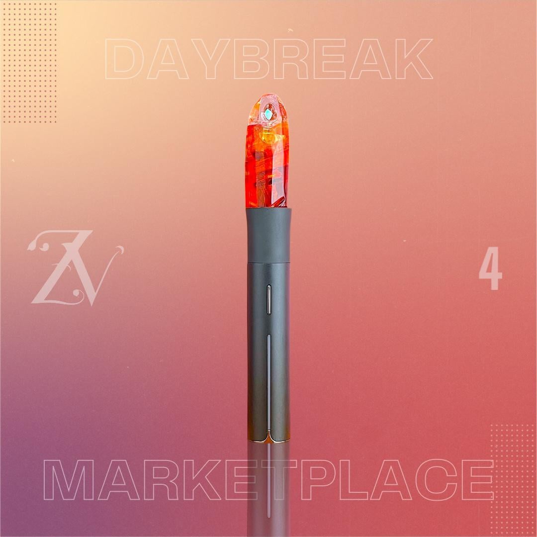 GEM CUP GLASS: FACETED DAYBREAK MARKETPLACE PIVOT MOUTHPIECE - Image 4
