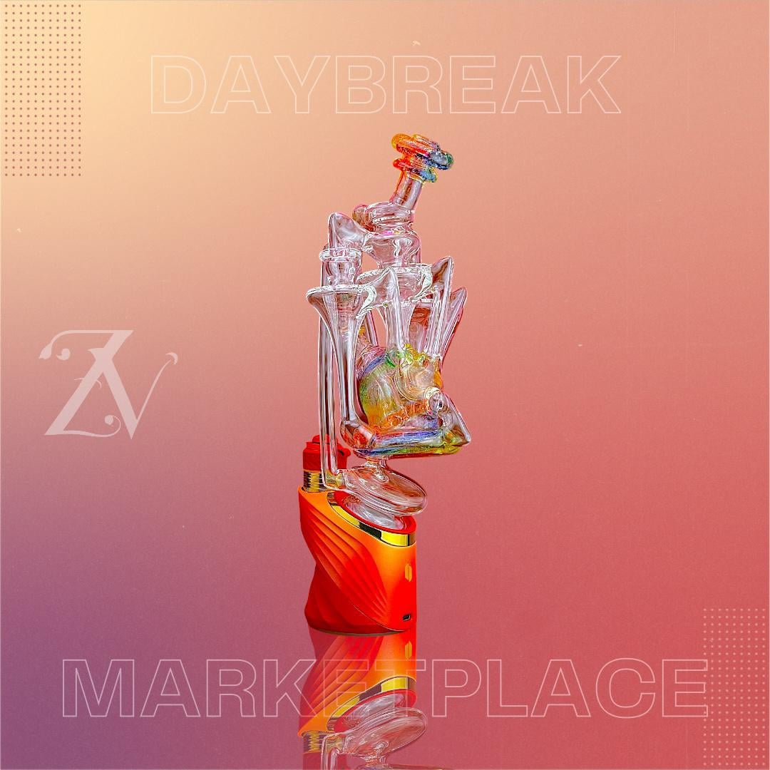 JF GLASS: RECYCLER DAYBREAK MARKETPLACE PUFFCO PEAK ATTACHMENT - Image 3