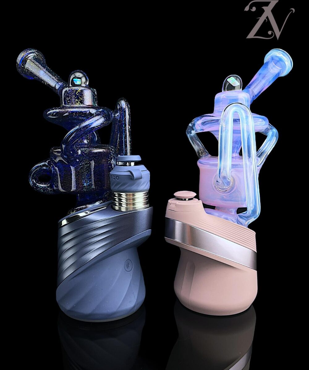 VIP GLASS: DUAL UPTAKE PUFFCO PEAK ATTACHMENT