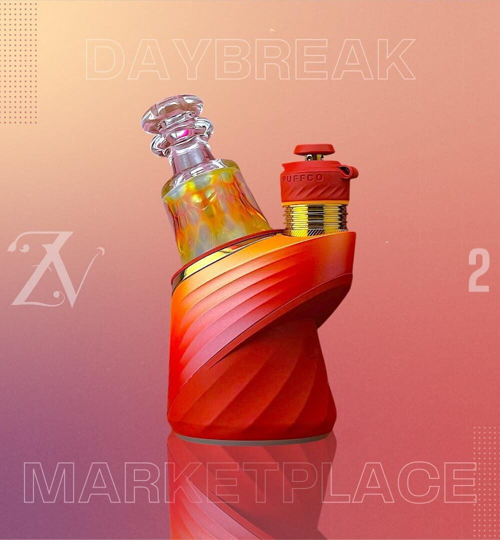 Alternative view of CATFISH GLASS: DRY DAYBREAK MARKETPLACE PUFFCO PEAK ATTACHMENT