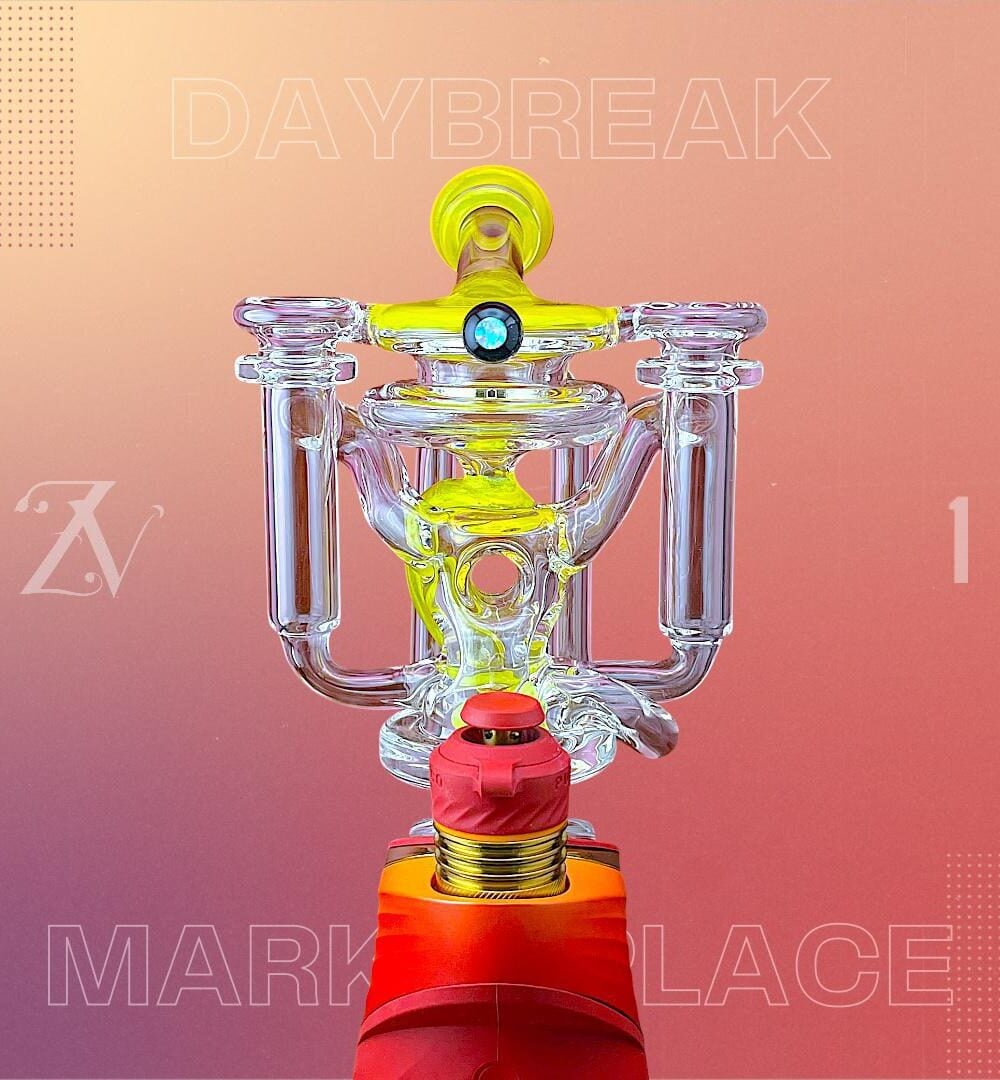 Alternative view of KYRU GLASS: DAYBREAK MARKETPLACE R2 PUFFCO PEAK ATTACHMENT