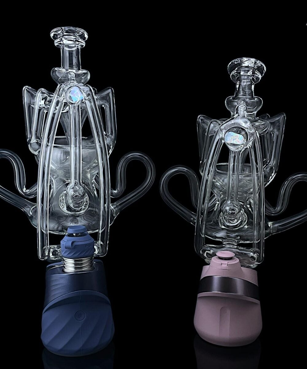 JF GLASS: 4X2 RECYCLER PUFFCO PEAK ATTACHMENT
