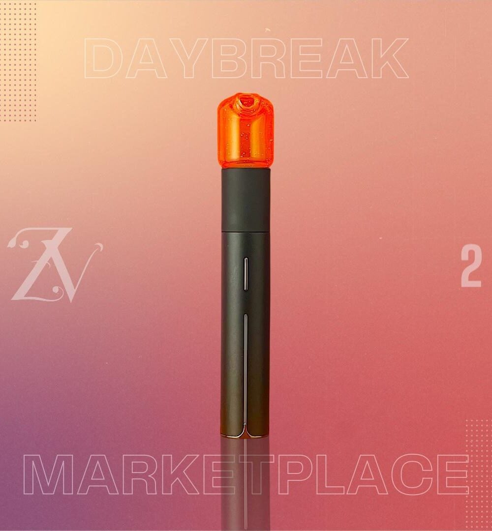 Alternative view of KIZMIT GLASS: DAYBREAK MARKETPLACE PIVOT MOUTHPIECE & MATCHING PEARL SET