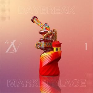 #1 RED POMP WIG WAG DAYBREAK MARKETPLACE DUAL