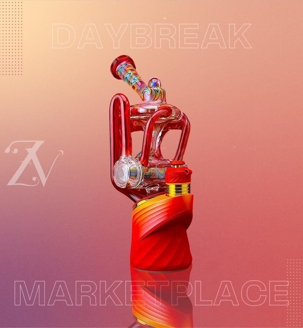 VIP GLASS: DAYBREAK MARKETPLACE QUAD PUFFCO PEAK ATTACHMENT
