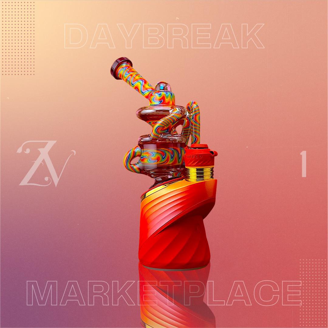 VIP GLASS: DAYBREAK MARKETPLACE DUAL PUFFCO PEAK ATTACHMENT