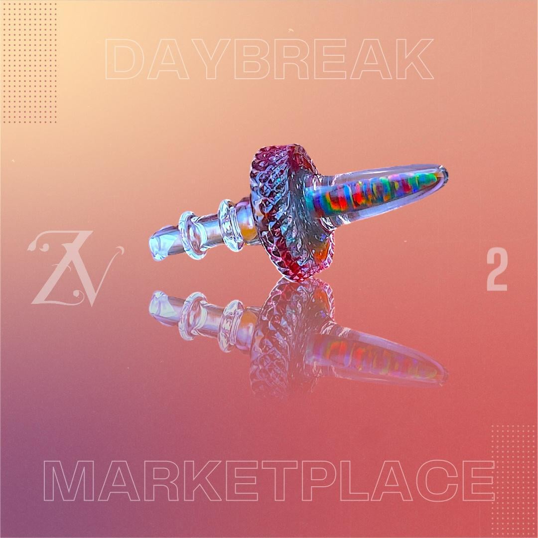 JUICY BONES: TEXTURED 20MM SPIKE DAYBREAK MARKETPLACE 3DXL PUFFCO PEAK PRO JOYSTICK CAP - Image 3