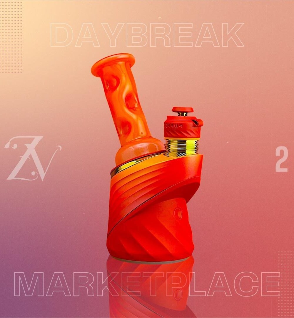 PIPPEN PIPPENGER GLASS: COLUMN DAYBREAK MARKETPLACE PUFFCO PEAK ATTACHMENT - #2 TANGIE