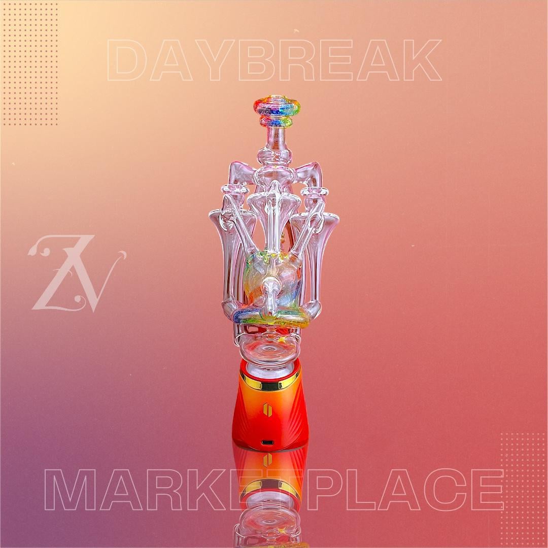 JF GLASS: RECYCLER DAYBREAK MARKETPLACE PUFFCO PEAK ATTACHMENT - Image 2