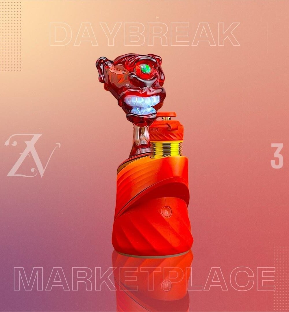 JF GLASS: DRY DAYBREAK MARKETPLACE PUFFCO PEAK ATTACHMENT