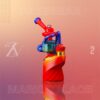 VIP GLASS: DAYBREAK MARKETPLACE DUAL PUFFCO PEAK ATTACHMENT - Image 2
