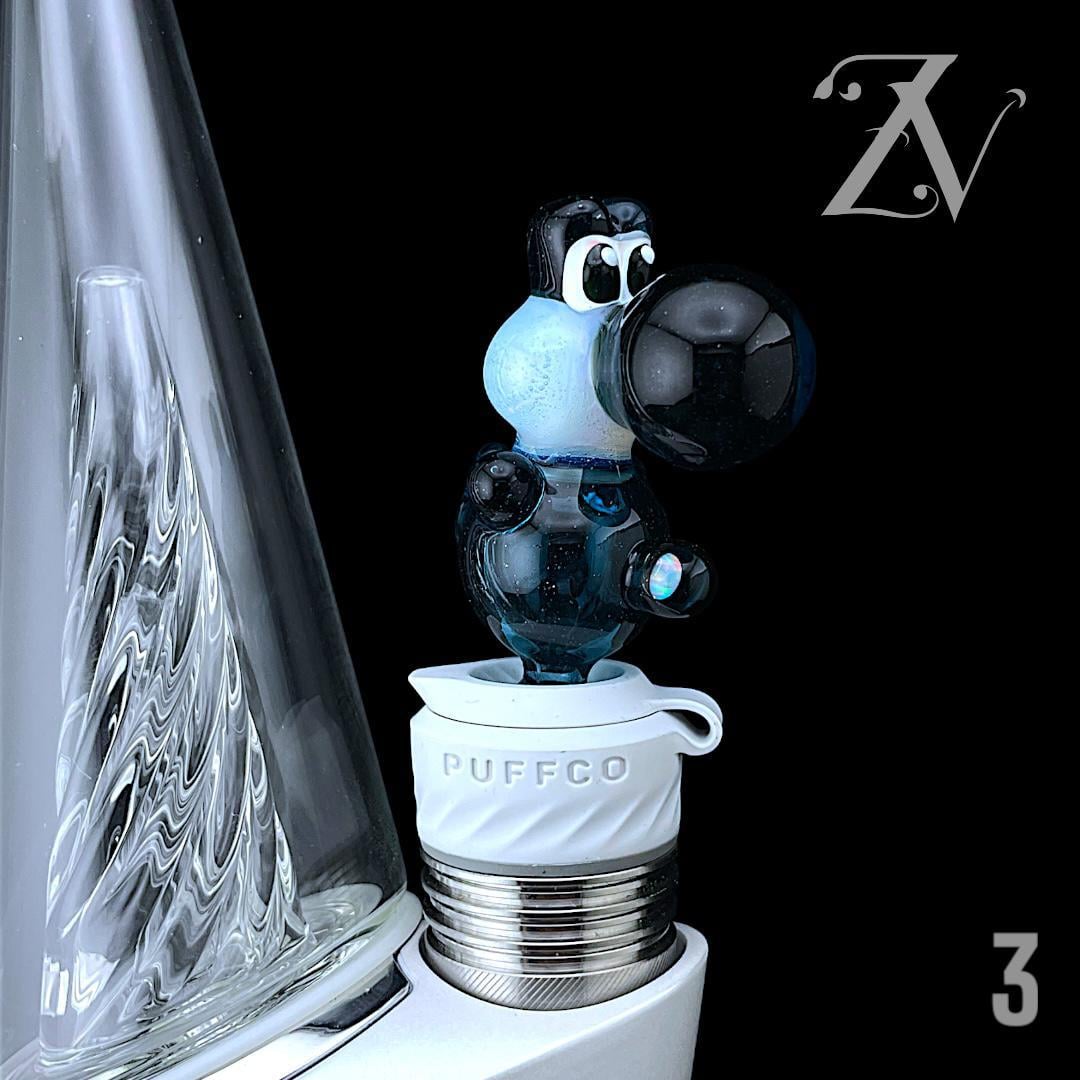 BELLZ GLASS: YOSHI ENCASED OPAL 3DXL PEAK PRO JOYSTICK CAP | Zee Vapor