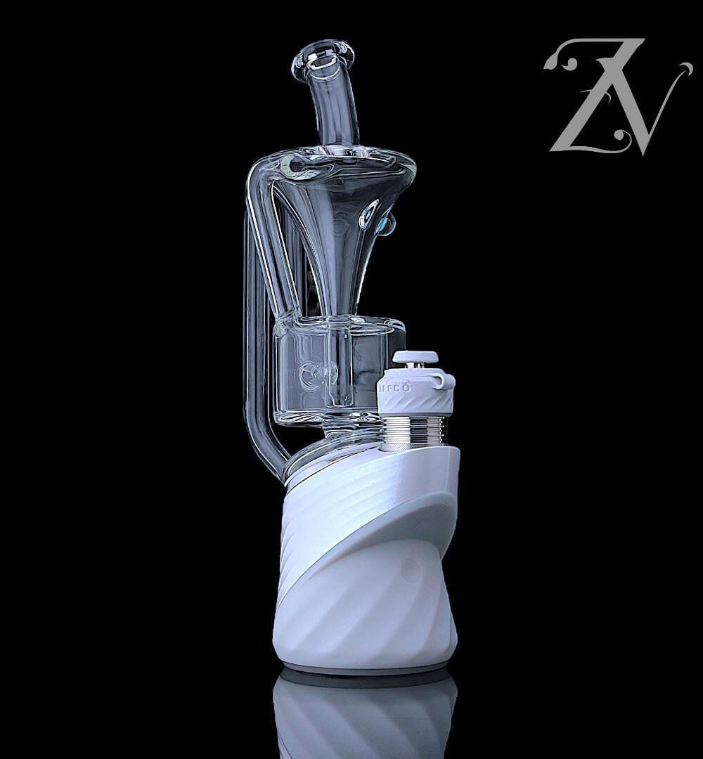 Alternative view of IRIDESCENT GLASS: SINGLE FUNNEL PUFFCO PEAK ATTACHMENT