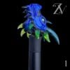 MAKO GLASS: ENCASED OPAL DRAGON HEAD PIVOT MOUTHPIECE - Image 2
