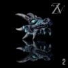 MAKO GLASS: ENCASED OPAL DRAGON HEAD PIVOT MOUTHPIECE - Image 6