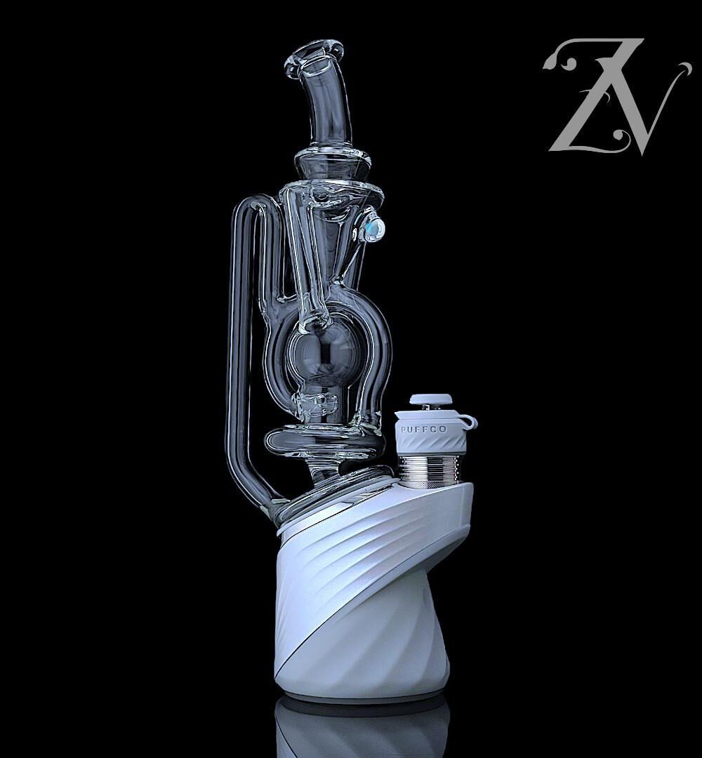Alternative view of IRIDESCENT GLASS: SUPERIOR BALLCYCLER PUFFCO PEAK ATTACHMENT