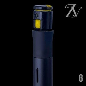 #6 DUAL COLOR JET BLACK X YELLOW CRAYON