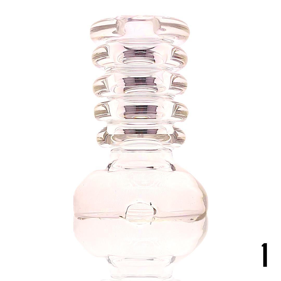 GLASS ART BY SHAGGY: CLEAR DRY TOP PUFFCO PEAK ATTACHMENT - Image 2