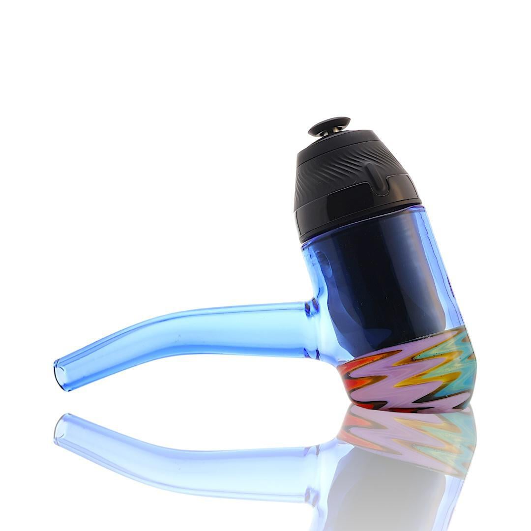 IRIDESCENT GLASS: SOLID WIGWAG PUFFCO PROXY ATTACHMENT | Zee Vapor