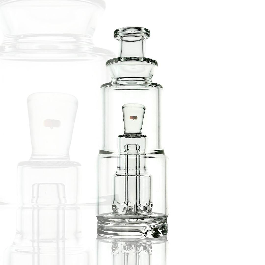 IRIDESCENT GLASS: V2 CHUGGER STACKED PUFFCO PEAK ATTACHMENT | Zee