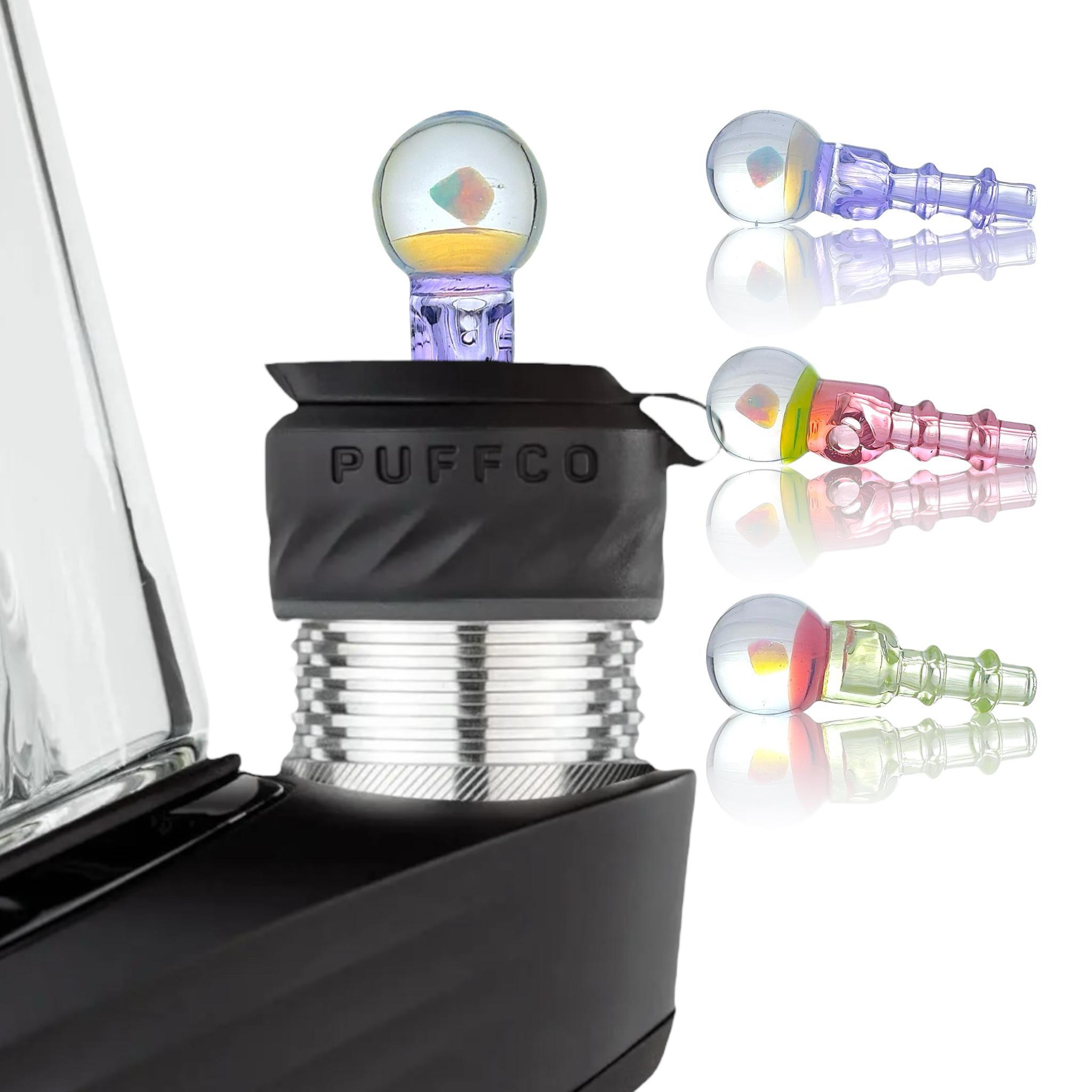IRIDESCENT GLASS: SPHERE OPAL PUFFCO PEAK PRO 3DXL JOYSTICK CAP