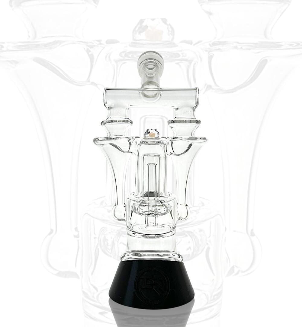Alternative view of IRIDESCENT GLASS: RBR SQUARED PUFFCO PEAK ATTACHMENT