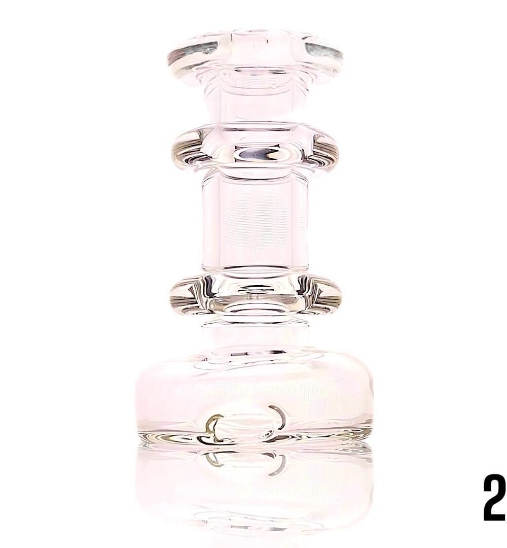 GLASS ART BY SHAGGY: CLEAR DRY TOP PUFFCO PEAK ATTACHMENT